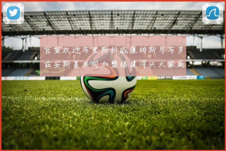 官宣欢迎布里斯科威廉姆斯与布罗兹安斯基共同加盟福建浔兴大家庭